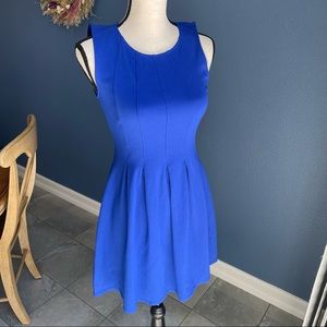 Royal Blue A-Line Dress